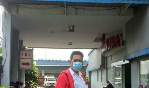 Ketua DPD PSI Kota Depok, Oparis Simanjuntak.
