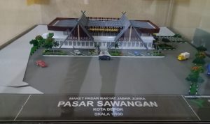 Maket Pasar Sawangan Depok (Diskominfo)