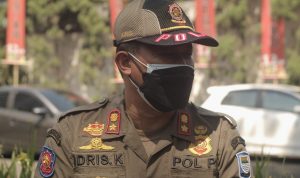 Kabid PPHD Satpol-PP Kota Bandung, Idris Kuswandi.