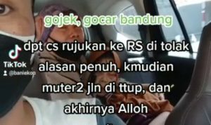 Driver GoJek, Bani. (@baniekop/tiktok)
