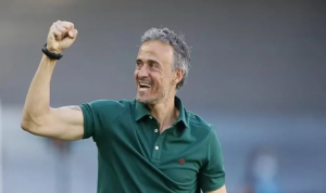 Pelatih Spanyol Luis Enrique. Foto: diambil dari Marca