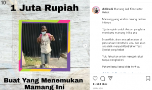 Sayembara Rp 1 Juta Bagi yang Berhasil Temukan Pekerja Bangunan yang Viral Ini