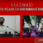Presiden Saksikan Vaksinasi Pelajar Secara Virtual, Serentak di 14 Provinsi