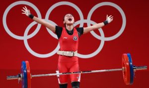Medali Pertama untuk Indonesia dari Lifter Windy Cantika Aisah