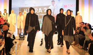 Pameran busana hasil produksi industri fesyen muslim dalam negeri. ANTARA/HO-Kementerian Perindustrian