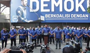 Partai Demokrat tetap memilih menjadi oposisi dan mengawal jalannya pemerintahan. Meskipun Partai Amanat Nasional (PAN) kini sudah masuk dalam partai politik koalisi pendukung Joko Widodo (Jokowi) dan Ma'ruf Amin. (dok JawaPos.com)