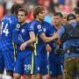 Kepincut Jasa Callum Hudson-Odoi, Dortmund Nego ke Chelsea SELEBRASI: Punggawa Chelsea merayakan gol yang tercipta. (@ChelseaFC/Twitter)
