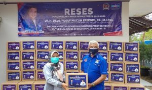 Dalam Masa Reses, Dede Yusuf Salurkan 1000 Paket Sembako