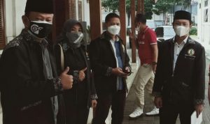 Perwakilan P4KBB saat menyambangi kantor DPRD KBB Untuk melaksanakan audiensi