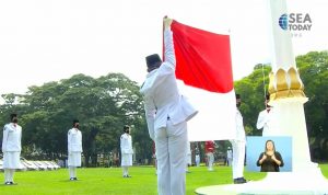Sinergi TelkomGroup Sukseskan Penayangan Perayaan HUT ke-76 Kemerdekaan RI Secara Virtual Sea today paskibraka HUT RI ke-76