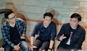 David Noah, Ariel Noah dan Yovie Widianto ditemui dalam jumpa pers konser "Project X" di Jakarta, Kamis (15/8/2019) ANTARA News/Maria Cicilia Galuh