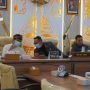 Jajaran Pimpinan Komisi I ketika melakukan rapat Kerja membahas usulan anggaran pada KUA PPAS