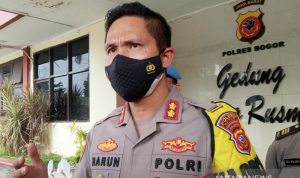 Kapolres Bogor, AKBP Harun di Cibinong, Kabupaten Bogor, Jawa Barat. (ANTARA/M Fikri Setiawan)