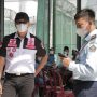 Kepala Kantor Wilayah Kementerian Hukum dan HAM Jawa Barat, Sudjonggo ketika mnelakukan Peninjauan ke Lembaga Pemasyarakatan Kelas IIA Cibinong