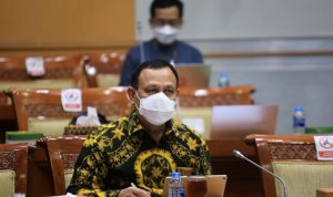 Ketua KPK Firli Bahuri mengatakan 18 pegawai KPK dinyatakan lulus menjalani pendidikan dan pelatihan (Diklat) bela negara dan diusulkan untuk jadi ASN (Dery Ridwansah/JawaPos.com)