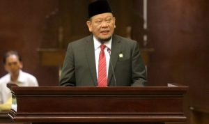 Ketua DPD Bantah Negara Telah Gagal Tangani Pandemi COVID-19 Ketua DPD RI Aa La Nyalla Mattalitti memberikan apresiasi atas kerja keras pemerintah yang terus menangani pandemi Covid-19 di tanah air. (dok JawaPos.com)