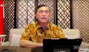 Menteri Koordinator Bidan Kemaritiman dan Investasi Luhut Binsar Panjaitan mengatakan Jabodetabek hingga Bali kembali berlakukan PPKM Level 3 (Istimewa)