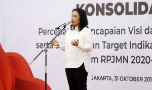 Kemen PPPA Berupaya Tangani Anak yang Orangtuanya Meninggal Akibat Covid-19 Menteri PPPA I Gusti Bintang Puspayoga (Dery Ridwansah/JawaPos.com)