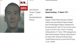 Foto Harun Masiku yang dipajang di daftar buronan KPK. Foto/Ilustrasi: kpk.go.id.