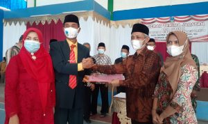 Sertijab Kepala Desa Keresek, Kecamatan cibatu Garut
