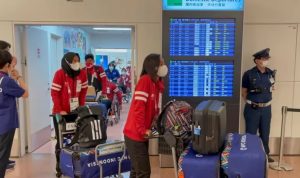 KBRI Tokyo Siap Dukung dan Bantu Atlet Indonesia di Paralimpiade Tokyo 2020 Kloter keempat kontingen Indonesia untuk Paralimpiade Tokyo tiba di Bandara Haneda, Tokyo, Jepang, Jumat (20/8/2021). ANTARA/HO-KBRI Tokyo