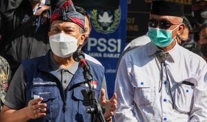 Wali Kota Bandung Oded M. Danial ketika memberikan keterangan tentang PPKM Level 3
