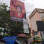 Baliho raksasa Puan Maharani yang tampak di salah satu kawasan Kota Cimahi.