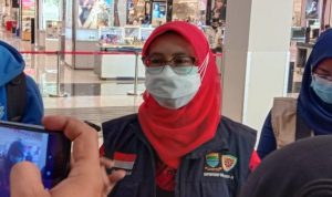 Kadinkes Kota Bandung, Ahyani Raksanaga, Rabu (11/8). (Sandi Nugraha/Jabar Ekspres)