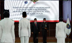Wali Kota Kukuhkan 26 Anggota Paskibraka Kota Depok Wali Kota Depok kukuhkan 26 anggota Paskibraka (Foto: Diskominfo)
