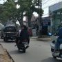 Jalan Raya Rancaekek dekat area tumpukan sampah, Kamis (19/8). (Yanuar Baswata/Jabar Ekspres)