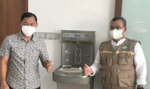 Kembangkan Inovasi Baru, Begini Keunggulan Keran Air PDAM Tirta Asasta Depok Salah satu contoh keran air siap minum. (ist)