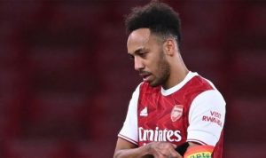 Kapten Arsenal Pierre-Emerick Aubameyang. Foto: diambil dari premierleaguecom