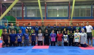 Tim karate Jawa Barat untuk PON Papua 2021. (ANTARA)