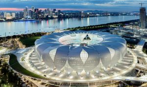 Tempat upacara pembukaan dan penutupan serta kompetisi atletik Hangzhou 2022 -- Stadion Pusat Olahraga Olimpiade Hangzhou (Teratai Besar) ANTARA/AsiaNet.