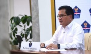 Juru Bicara Pemerintah untuk Covid-19 Prof Wiku Adisasmito mengatakan bahwa penyelenggaraan kegiatan besar atau pertemuan besar harus mengikuti pedoman penyelenggaraan yang telah ditetapkan. (Satgas Covid-19/Antara)