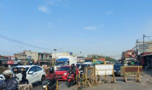 Kerap Terjadi Macet Akibat Proyek Galian, Begini Tindakan Unit Lantas Polsek Cimanggung