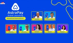 Seremoni peluncuran resmi AstraPay sebagai aplikasi pembayaran digital milik Grup Astra secara virtual. Rabu, (15/9). Baris atas : Director-In-Charge Astra Financial, Transportation, and Logistic Suparno Djasmin (kiri), President Commissioner AstraPay & Chief Executive Officer FIFGROUP Margono Tanuwijaya (kanan). Baris bawah (dari kiri ke kanan) : Commissioner AstraPay Thomas Wijaya, Commissioner AstraPay Indra Gunawan, Chief Executive Officer AstraPay Meliza Musa Rusli, Chief Operating Officer AstraPay Ricky Gunawan, dan Chief Marketing Officer AstraPay Reny Futsy Yama.