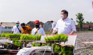 Menko Airlangga Dukung Konsep Smart Farming Petani Milienal