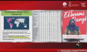 Tangkapan layar Juru Bicara Vaksinasi COVID-19 Kemenkes RI Siti Nadia Tarmizi dalam agenda Siaran Pers PPKM yang diikuti dari kanal YouTube FMB9ID dari Jakarta, Rabu (8/9/2021). (ANTARA/Andi Firdaus).