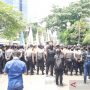 polisi jaga keamanan unjuk rasa bem si kpk