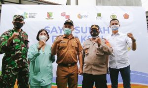 GSP Property Gelar Vaksinasi COVID-19 Bagi Warga Kabupaten Bandung Jajaran Fokomcam Bojongsoang bersama CEO GSP Property siap menyukseskan gelar vaksin