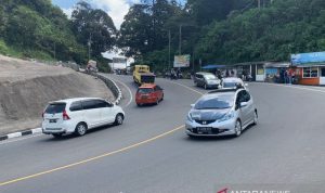 Jalur Puncak-Cianjur, Jawa Barat, ramai lancar setelah hari kedua penerapan Ganjil Genap