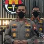 Kepala Biro Penerangan Masyarakat (Karopenmas) Divisi Humas Polri Brigjen Pol Rusdi Hartono didampingi Kabagpenum Kombes Pol Ahmad Ramadhan memberikan keterangan pers di Gedung Divisi Humas Polri, Jakarta Selatan, Jumat (17/9/2021). ANTARA/Laily Rahmawaty