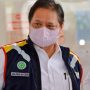 Menteri Koordinator Bidang Perekonomian Airlangga Hartarto ketika melakukan kunjungan kerja