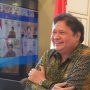 Menteri Koordinator Bidang Perekonomian Airlangga Hartarto ketika membahas G20
