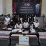 Bareskrim Polri bersama PPATK menggelar konferensi pers kasus TPPU Obat Ilegal di Gedung Bareskrim Polri Jakarta, Kamis (16/9/2021). Dalam konferensi pers tersebut, pihak penyidik menunjukkan barang bukti uang senilai Rp 531 miliar. (Dery Ridwanysah/JawaPos.com)