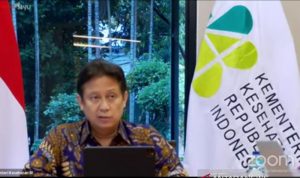Tangkapan layar Menteri Kesehatan Budi Gunadi Sadikin menyampaikan keterangan pers PPKM yang diikuti dari Youtube Sekretariat Presiden, Senin (20/9/2021). (ANTARA/Andi Firdaus).