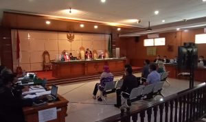 Suasana persidangan Aa Umbara, Rabu (1/9).