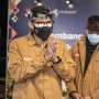 Menparekraf Sandiaga Uno saat berkunjung ke objek wisata Dusun Bambu, KBB. (Whisnu/Jabar Ekspres)