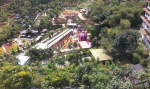 Suasana di Objek Wisata The Great Asia Africa di Lembang yang sudah buka (Whisnu/Jabar Ekspres)